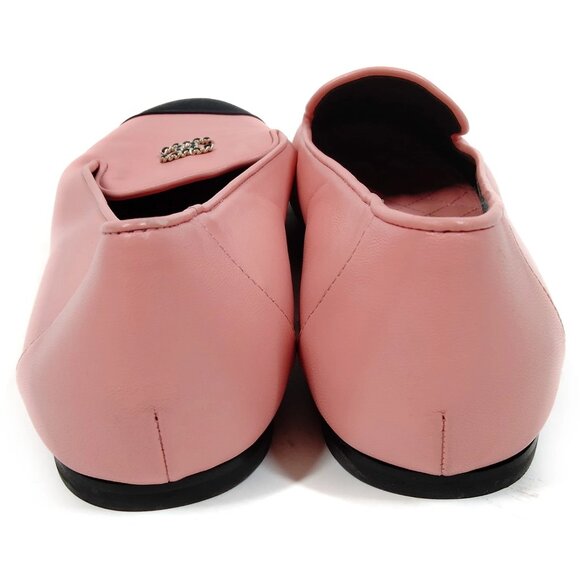 Authentic Chanel Flat Shoes Women Pinks Leather calf mn424-121225 - Picture 5 of 9